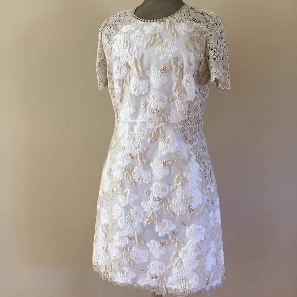 Elie Tahari Dresses & Skirts - Elie Tahari Women’s Larsa Dress Sz 10 Cream NWT